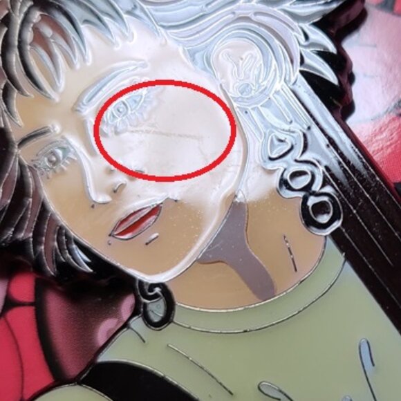 Pretty in Pink Enamel Pin - Iona Annie Potts Andie Molly Ringwald Jon Cryer - Picture 3 of 4